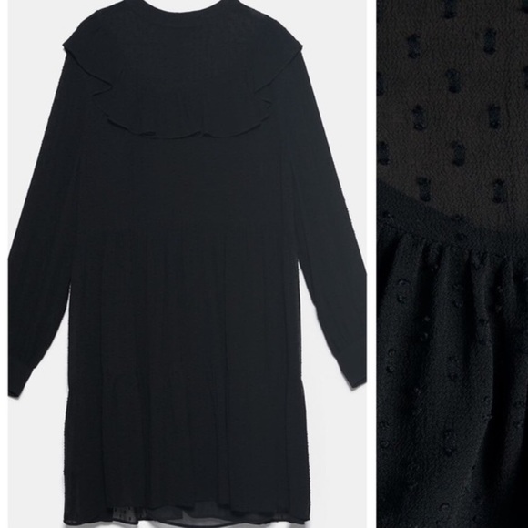 NWT ZARA SWISS DOT DRESS - Picture 5 of 6